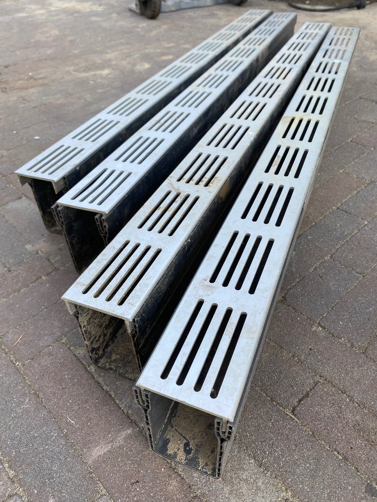 afwateringsgoten, ACO Slimline Goot en Rooster 100 cm RVS, Tuin en Terras, Ophalen, Overige materialen, Overige typen, Zo goed als nieuw