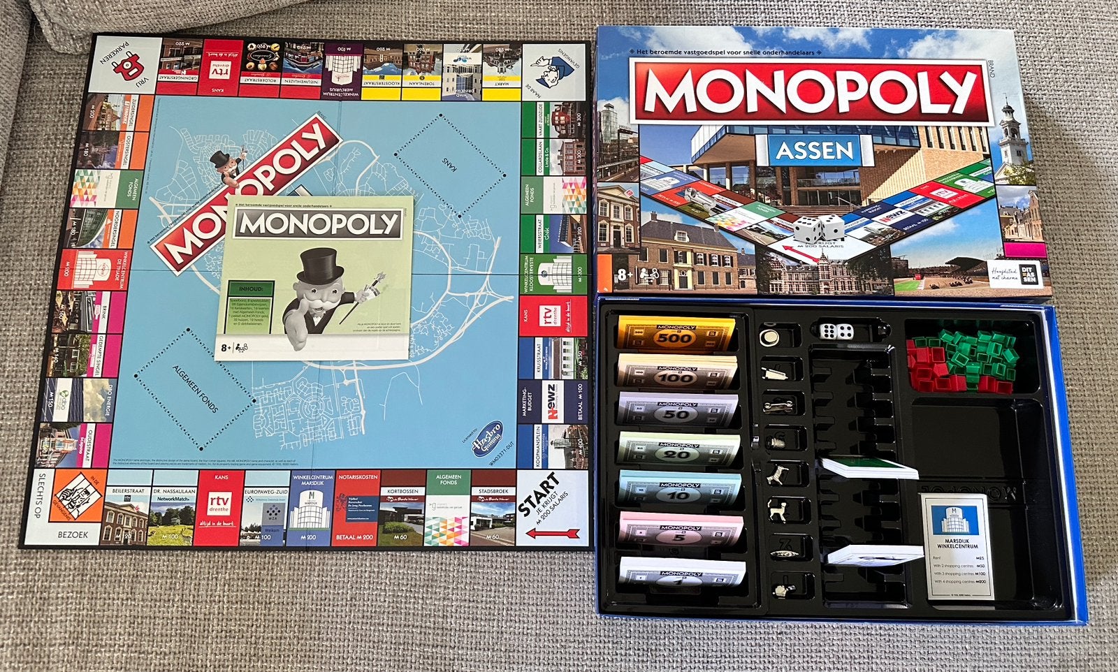Nieuw: Monopoly Assen, Een of twee spelers, Ophalen of Verzenden, Nieuw