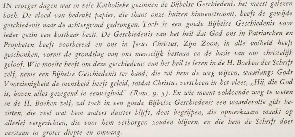 Bijbelse geschiedenis (1953), Verzenden, Gelezen