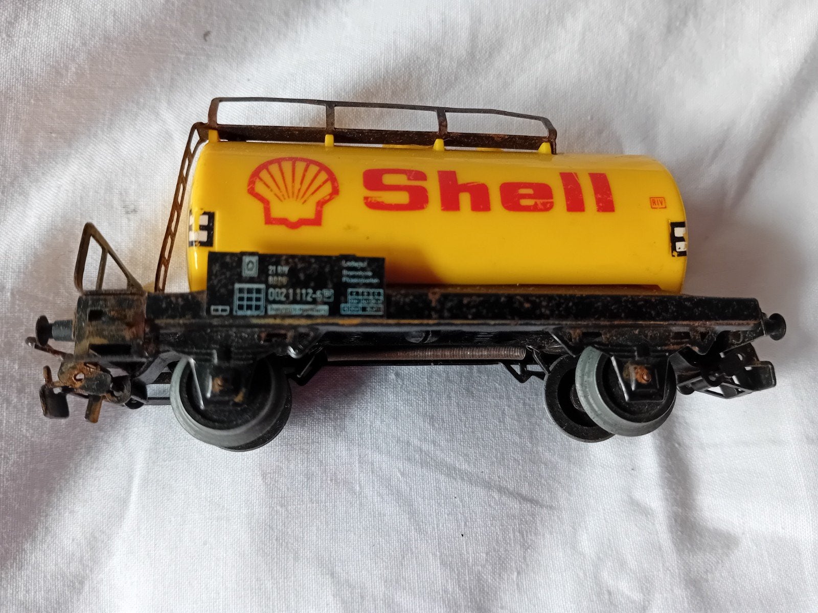 Marklin Esso wagon, treinbaan, H0, Hobby en Vrije tijd, Modeltreinen | H0, Wagon, Märklin, Ophalen of Verzenden