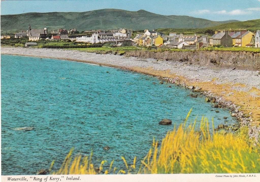 Ierland waterville, ring of kerry, Verzenden, 1960 tot 1980, Gelopen, Overig Europa