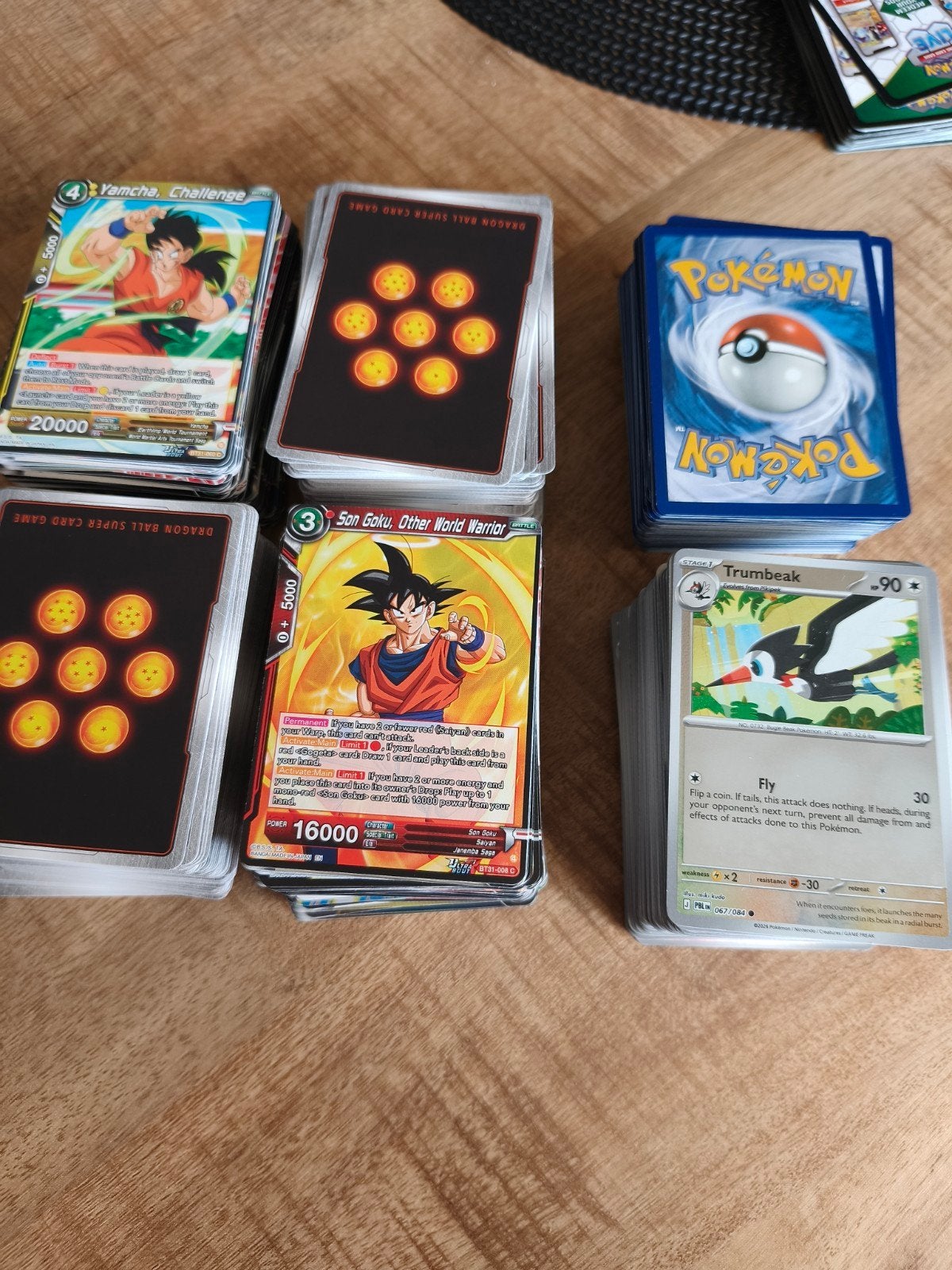 Pokemon en dragon ballz kaarten, Ophalen, Meerdere kaarten