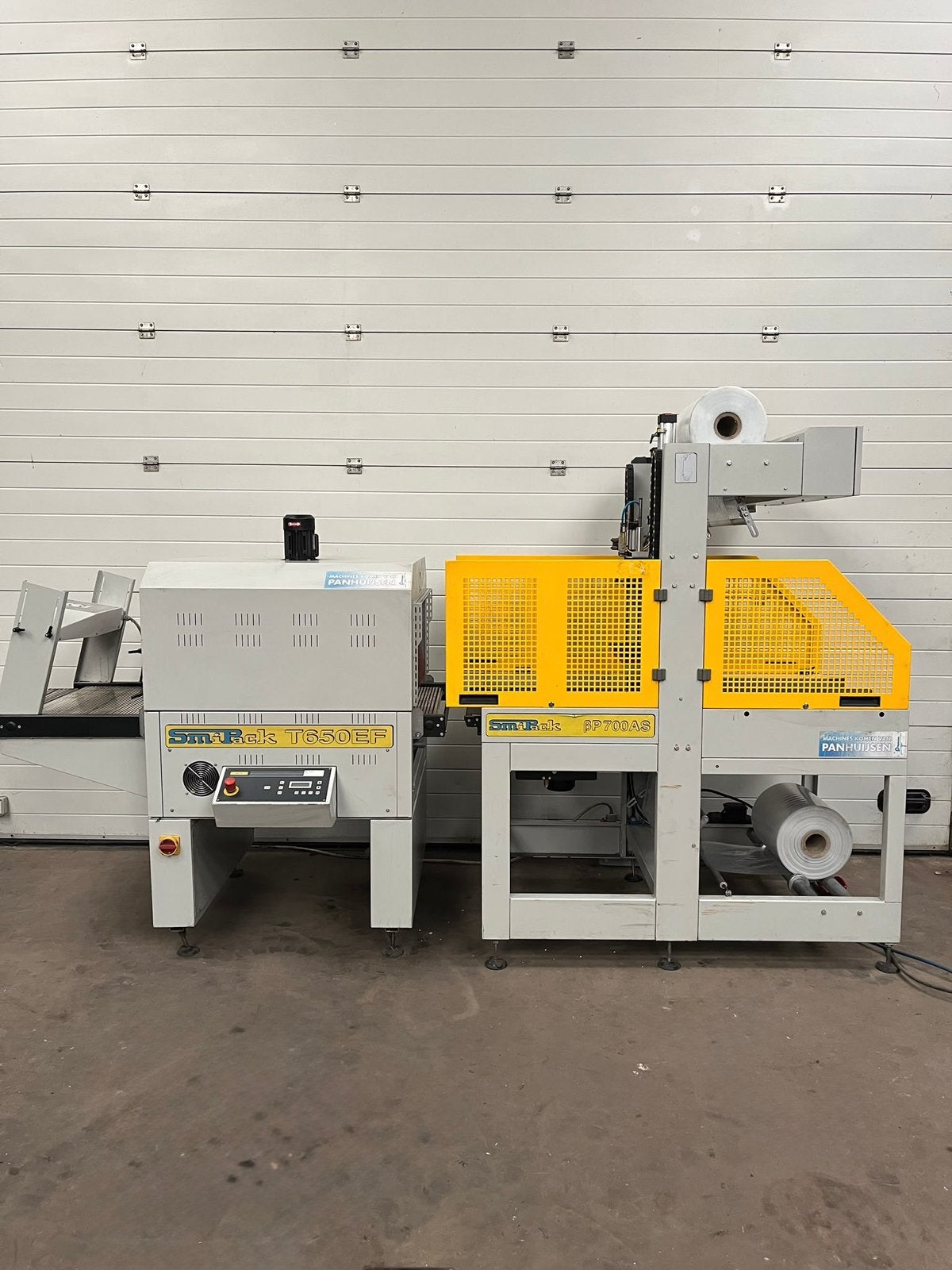 Smipack BP700AS bundelpakker verpakkingsmachine krimpfolie, Ophalen of Verzenden, Gebruikt, 15 m² of meer, Zeil