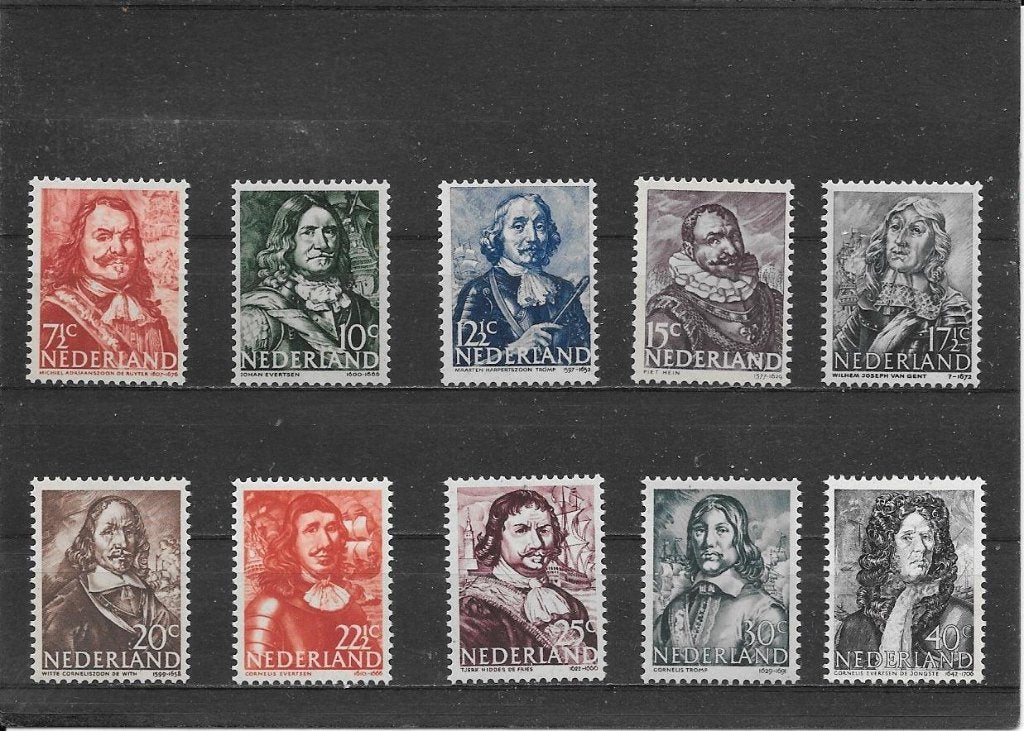 Nederland zeehelden, Postzegels en Munten, Postzegels | Nederland, Ophalen of Verzenden, Na 1940, Postfris