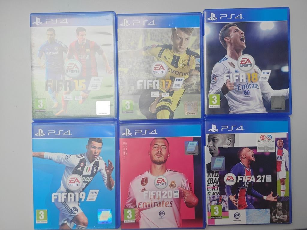 FIFA PS4 Games - Diverse Collectie (FIFA 15 t/m FIFA 21), Spelcomputers en Games, Games | Sony PlayStation 4, Gebruikt, Ophalen of Verzenden