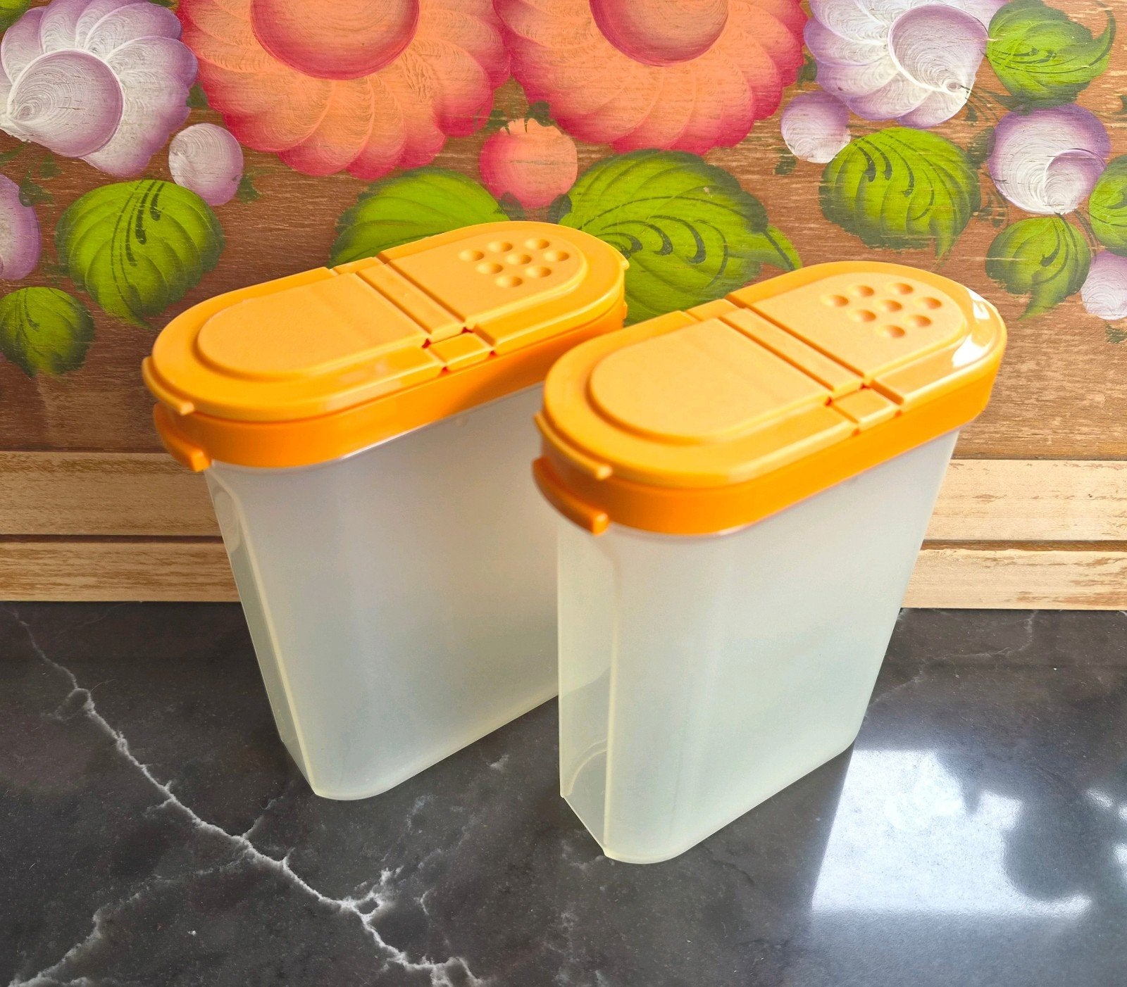 Tupperware voorraad strooibusjes ~, Ophalen of Verzenden, Zo goed als nieuw, Oranje, Bewaardoos
