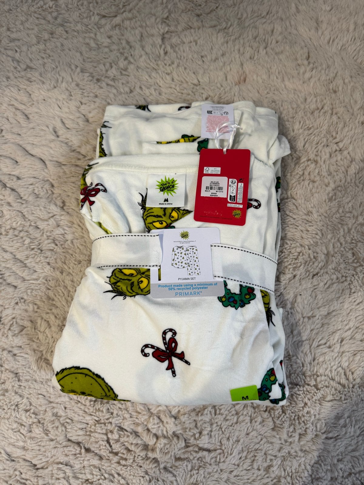 Nieuwe Grinch Pyjama Set - Maat M, Ophalen of Verzenden, Nieuw, Maat 38/40 (M)