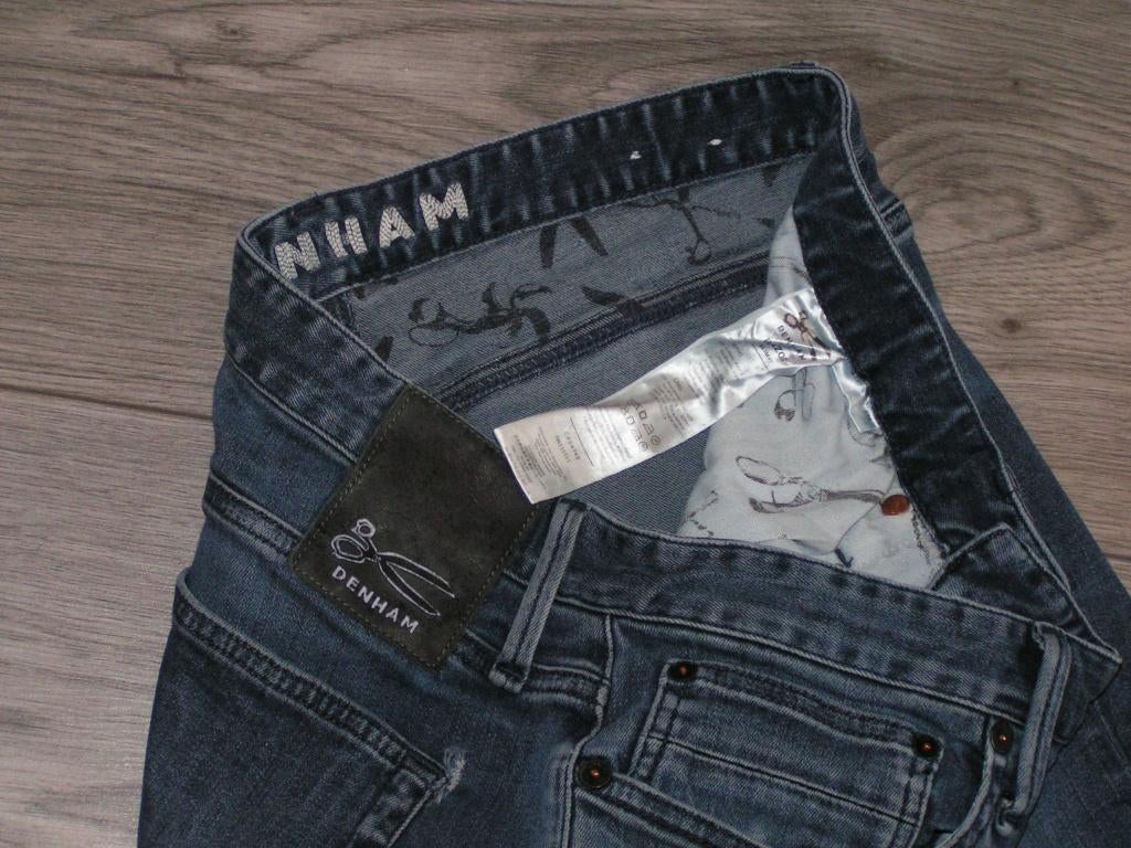 DENHAM RAZOR SLIM FIT spijkerbroek,Mt 33,L34 topstaat, Tweedehands, Denham, Blauw, Tweedehands