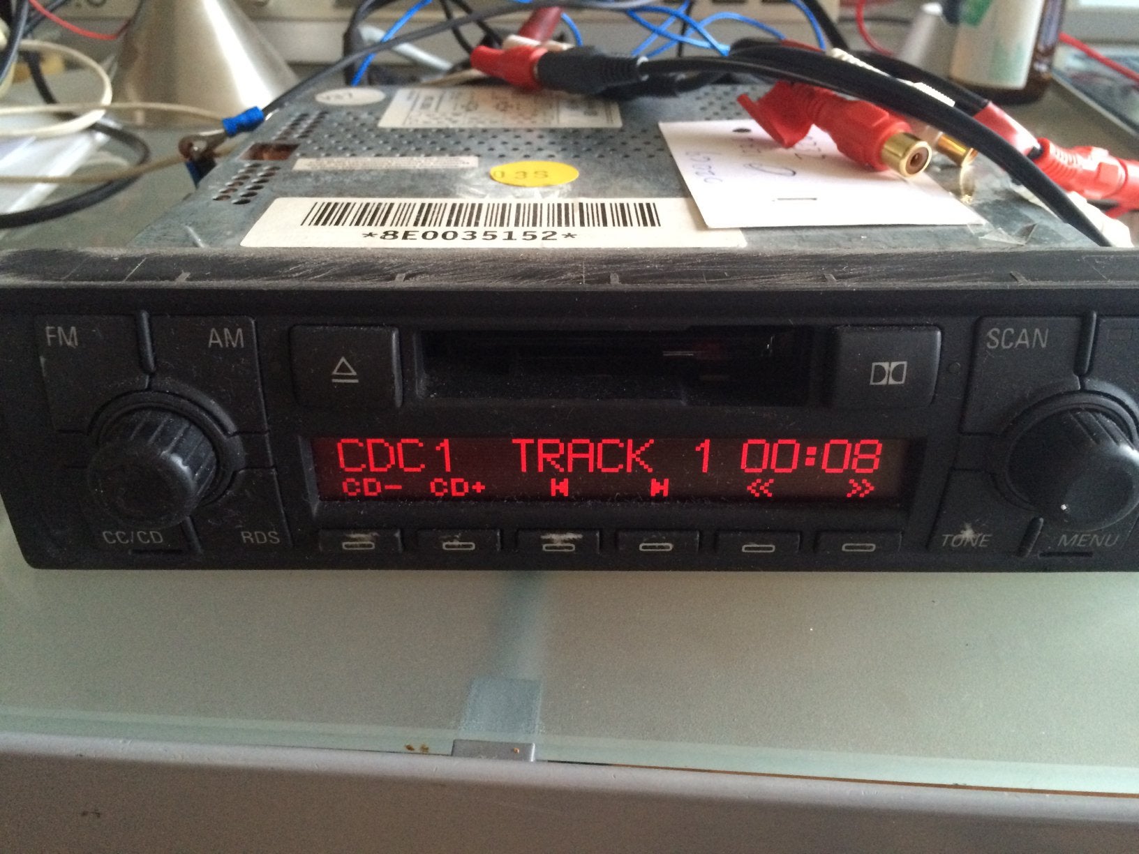 Audi Chorus 2 met Aux, BT en canbus emulator, Ophalen of Verzenden, Gebruikt