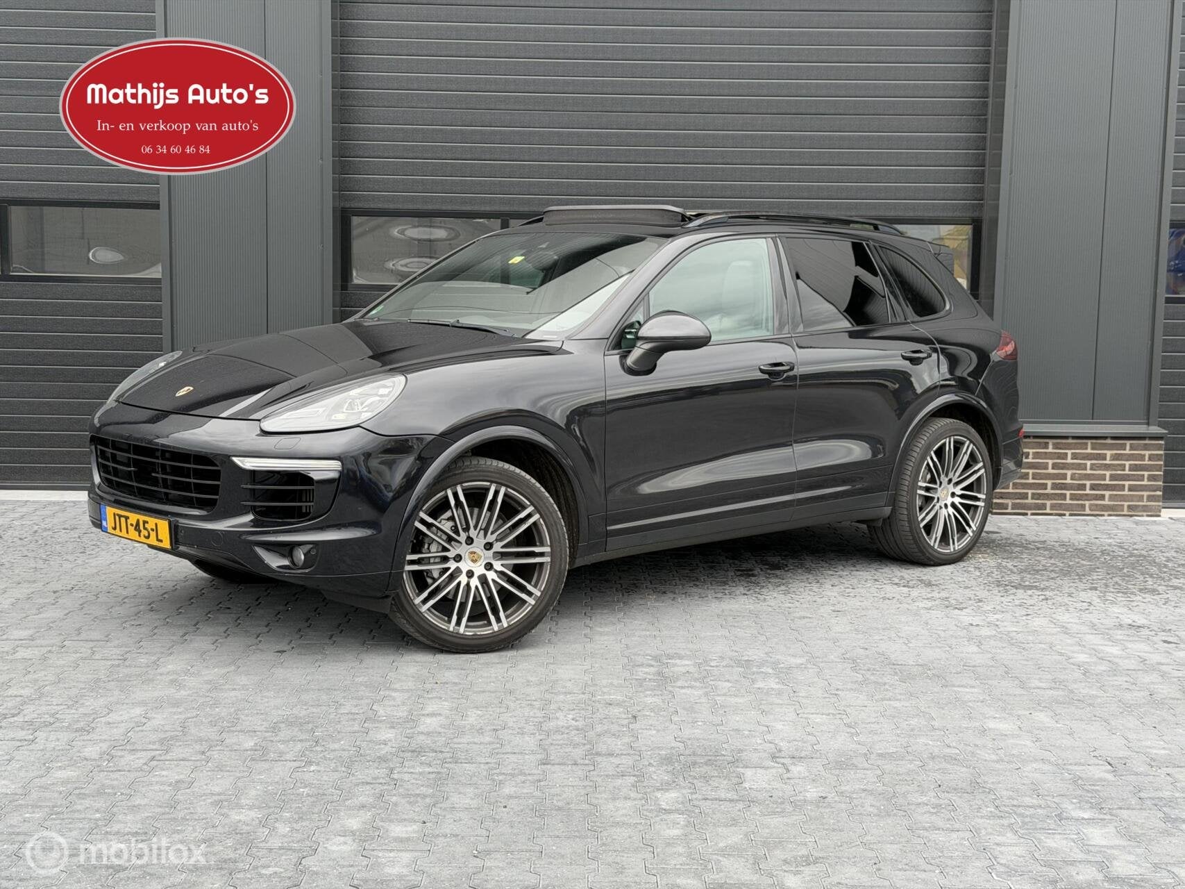 Porsche Cayenne 4.2 D S V8 385pk! Vol optie! Sport chrono! A, Auto's, Cayenne, Blauw, Bedrijf, Diesel