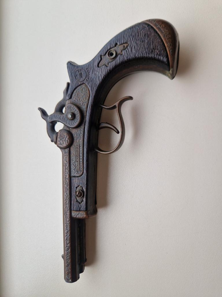 Antieke Derringer pistool (replica), Ophalen of Verzenden