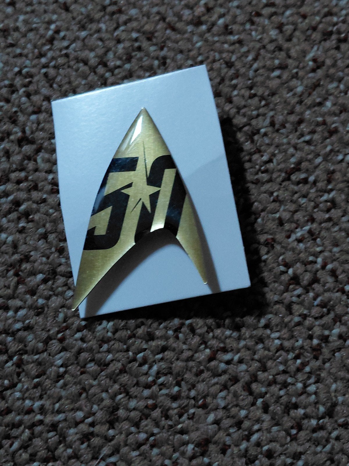 Star Trek 50 Jaar pin, Ophalen of Verzenden, Nieuw