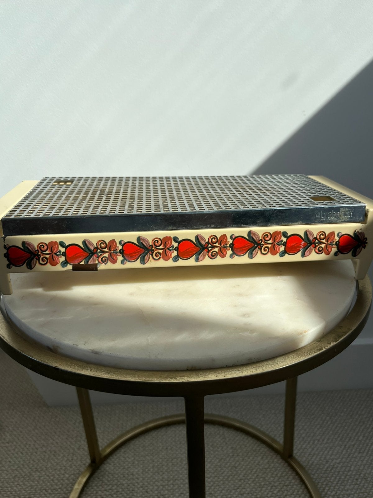 Vintage Brabantia Rechaud – Hindeloopen Motief (Jaren '70), Ophalen of Verzenden, Huis en Inrichting