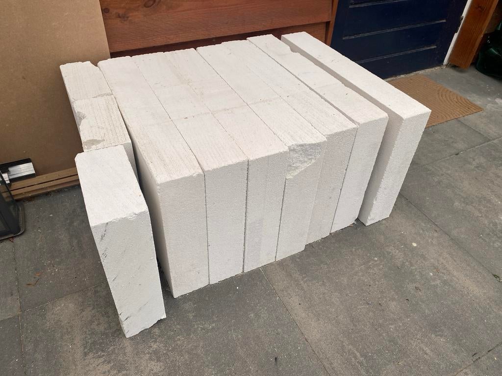 Cellenbetonblokken 60x40x10 cm - Nieuw, Doe-het-zelf en Verbouw, Metselstenen, Zo goed als nieuw, Overige typen, Ophalen