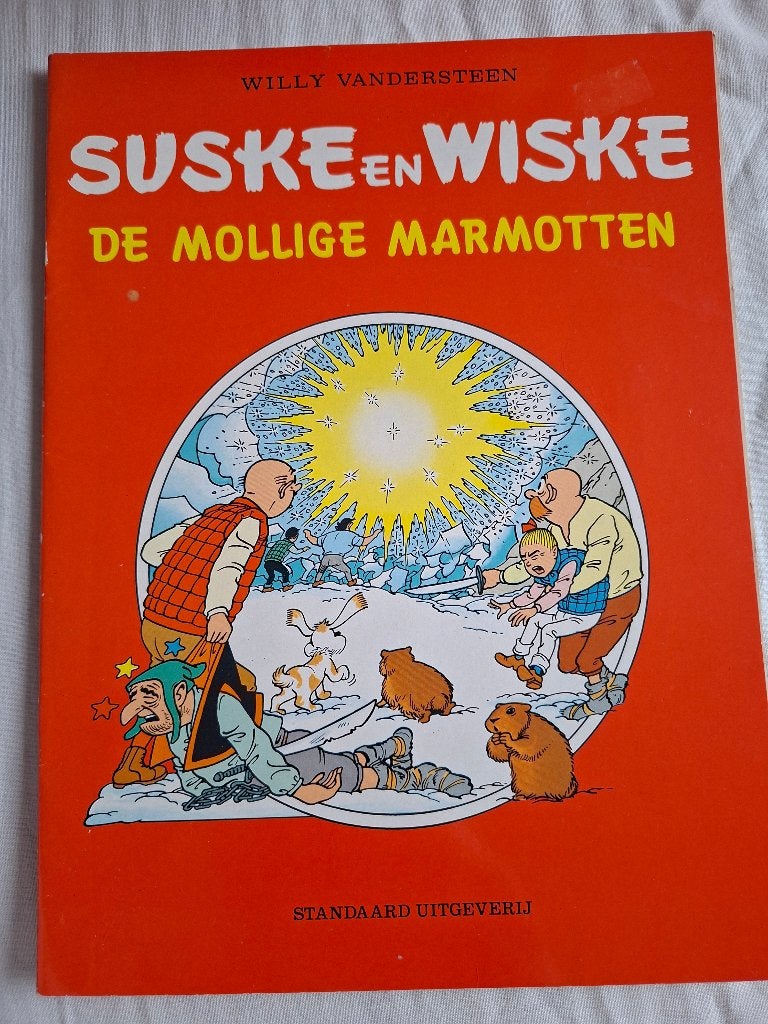 Suske en Wiske, de mollige marmotten, Eén stripboek, Ophalen of Verzenden