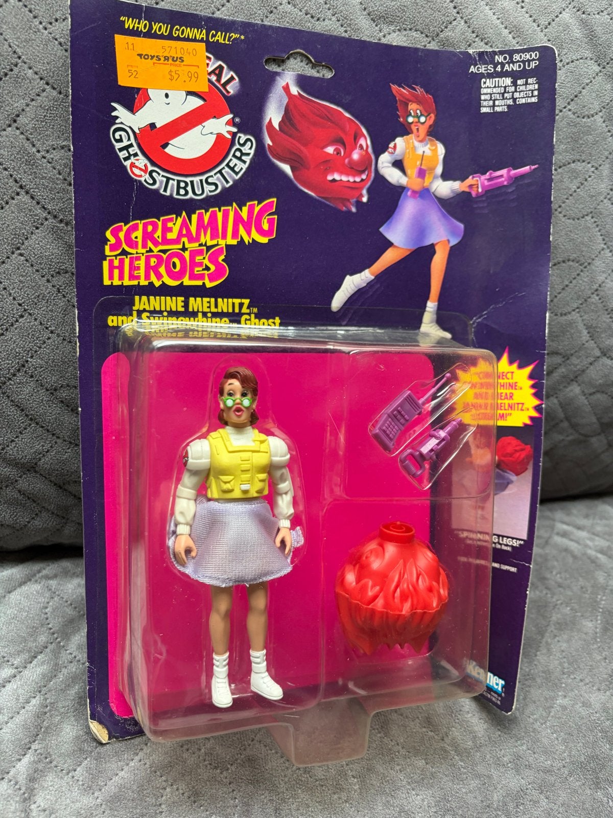 Vintage Ghostbusters Janine Melnitz actiefiguur (NIB), Ophalen of Verzenden, Nieuw