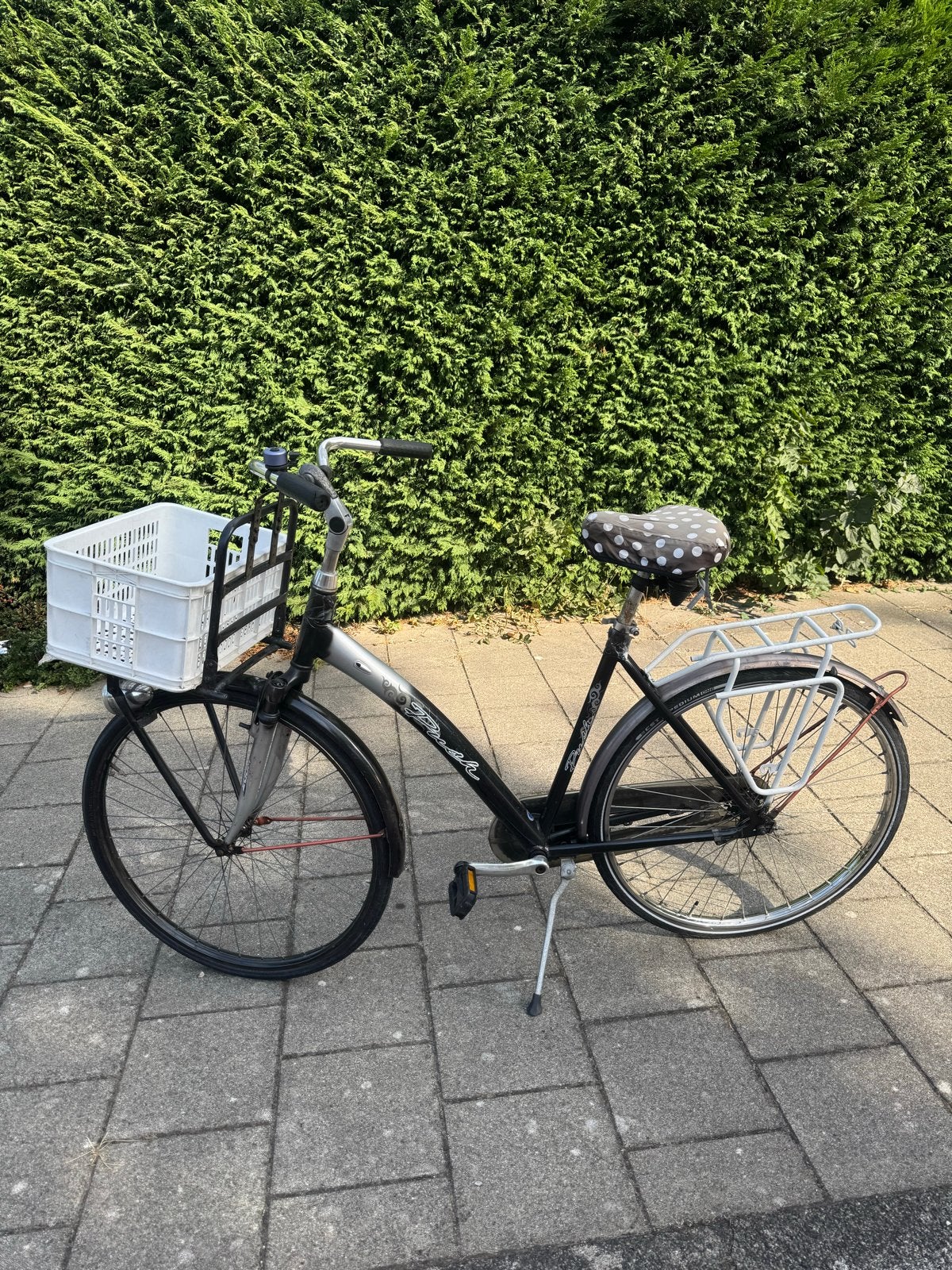 Damesfiets met voorrek en terugtraprem, Overige merken, Terugtraprem, Gebruikt, Ophalen of Verzenden