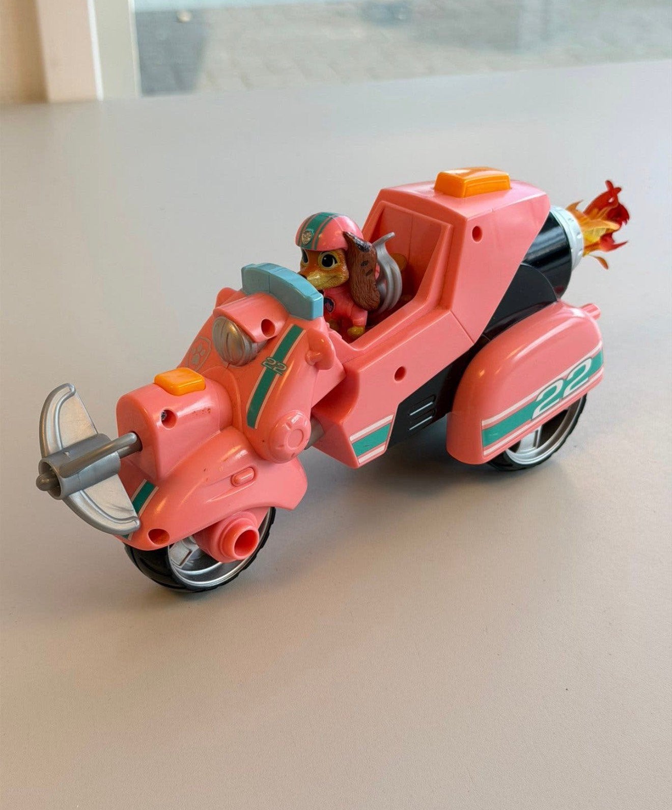 Paw Patrol Liberty roze actie Scooter Motor + hond Figuur, P, P, P, Ophalen of Verzenden