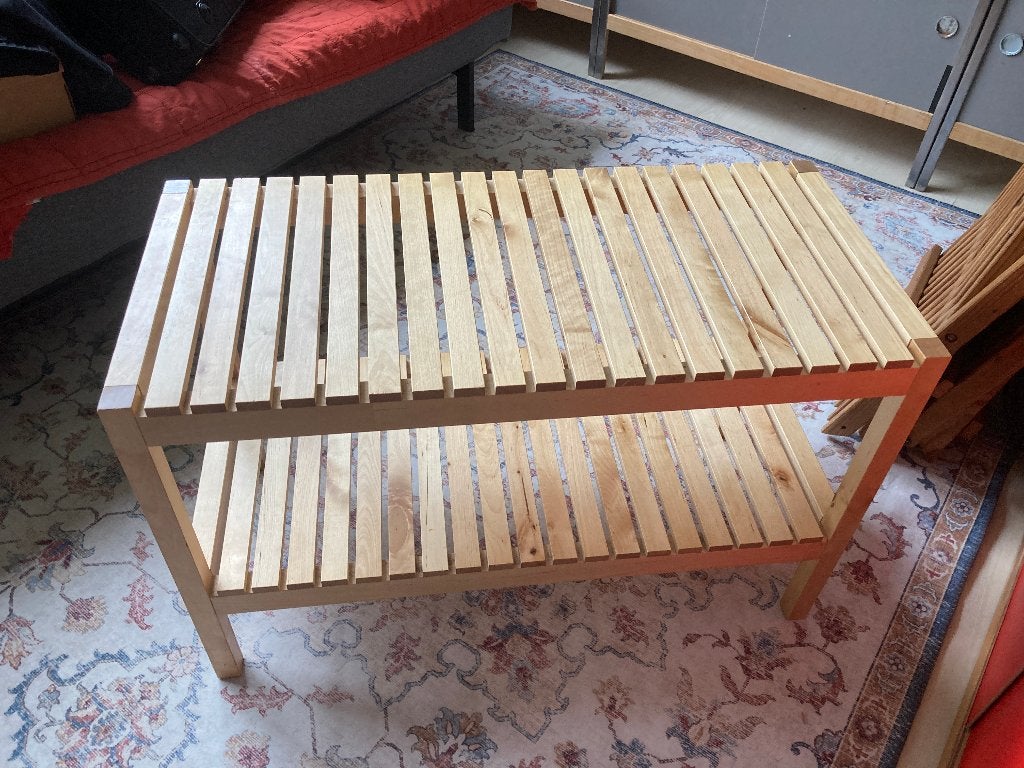 tafeltje badkamer, Huis en Inrichting, Badkamer | Badkamermeubels, Ophalen, Overige typen, 50 tot 100 cm, Zo goed als nieuw