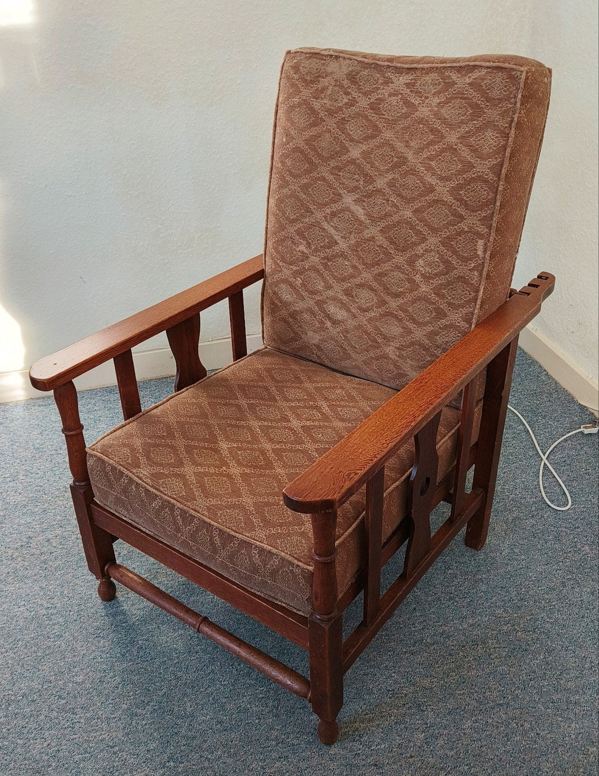Frame eiken Fauteuil  stoel met 2 kussens gratis, Ophalen