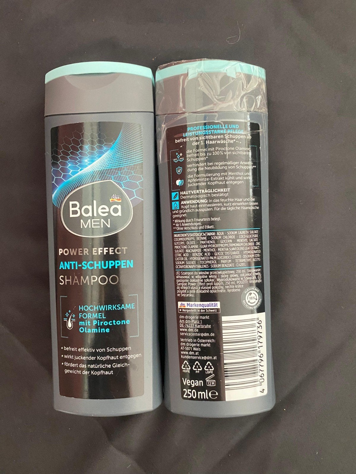 2x Balea MEN Anti-roos Shampoo - Vegan & Nieuw - 250ml, Ophalen of Verzenden
