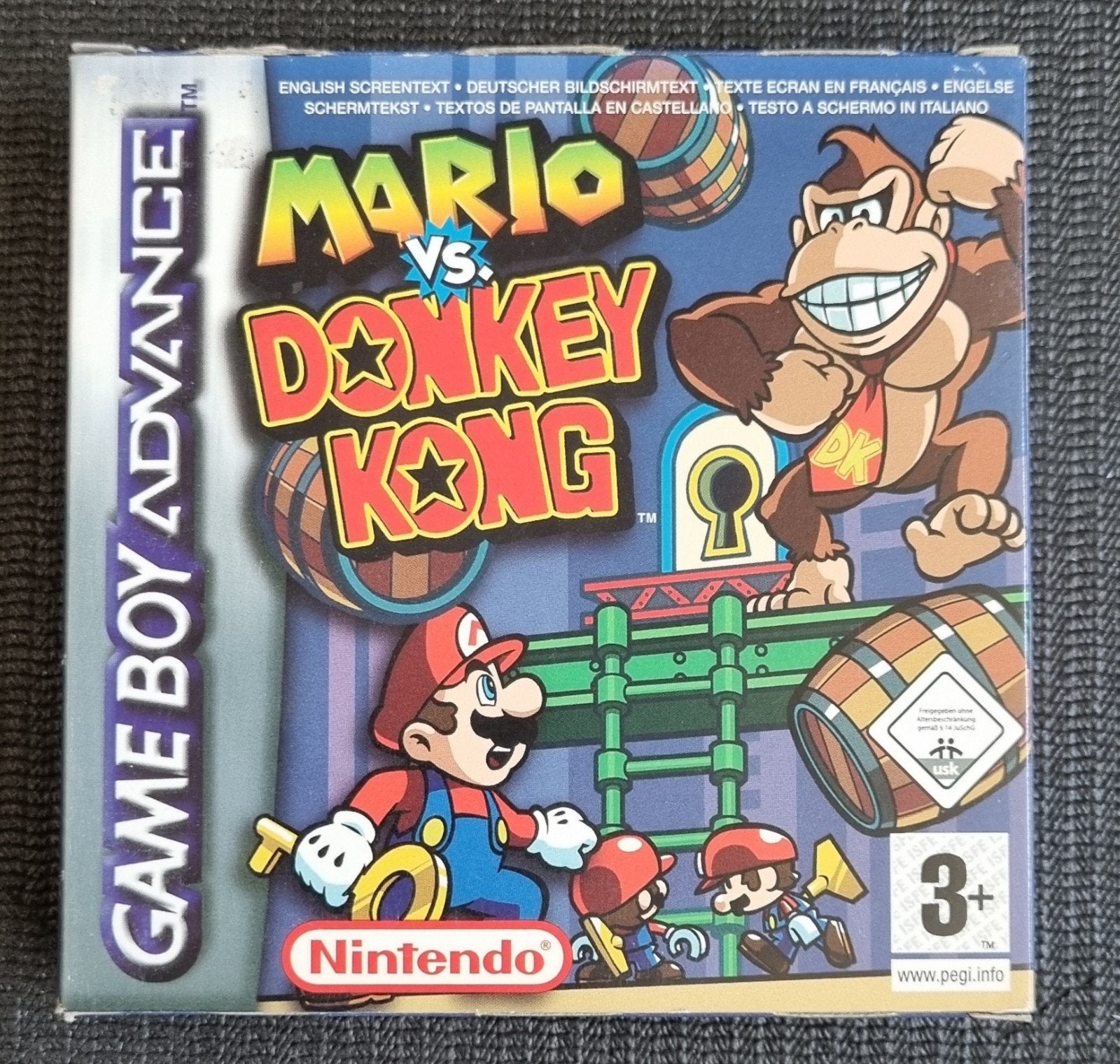 Mario vs. Donkey Kong Game Boy Advance (GBA) Compleet, 1 speler, Ophalen of Verzenden, Zo goed als nieuw, Vanaf 3 jaar