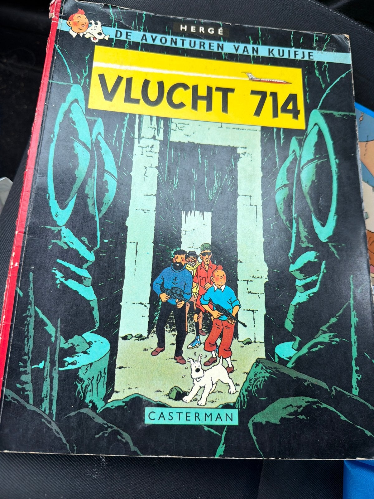 Kuifje - Vlucht 714 (Casterman 1968), Boeken, Eén stripboek, Ophalen of Verzenden, Gelezen
