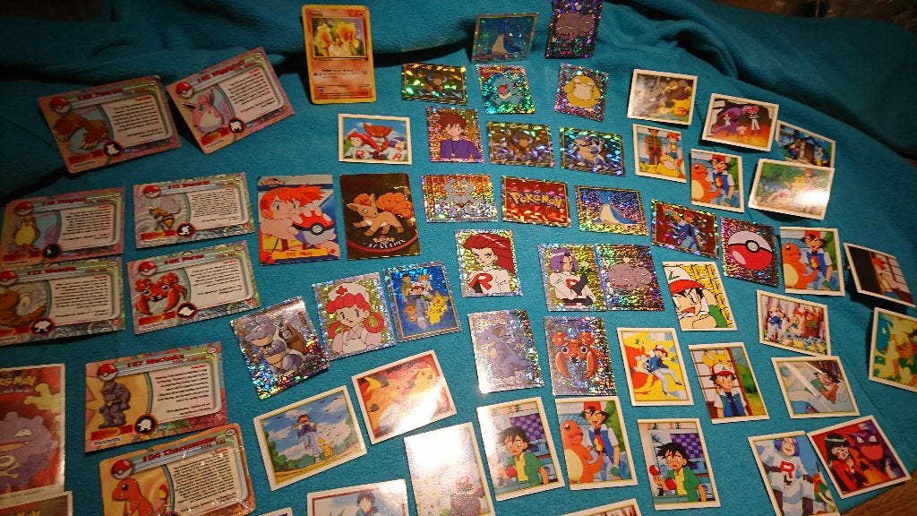 Classic Pokemon plaatjes uit 1996 0f 1998, Ophalen of Verzenden
