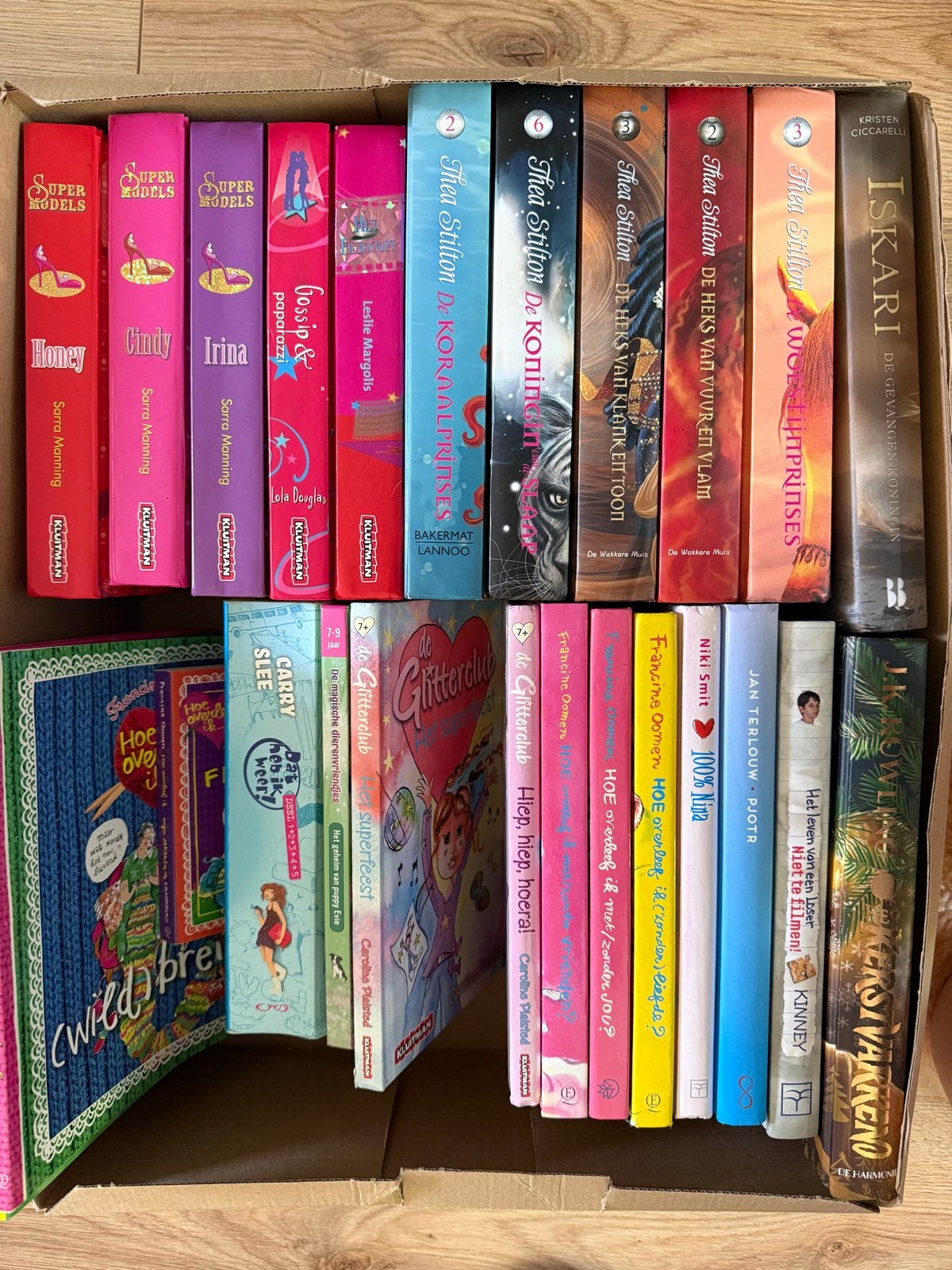 Grote collectie kinderboeken: Thea Stilton, Hoe overleef ik?, Boeken, Ophalen of Verzenden, Gelezen, Fictie