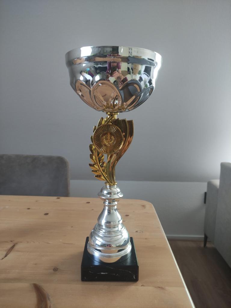 Trofeeën, Prijzenbeker, 38cm hoog, Ophalen of Verzenden, Zo goed als nieuw