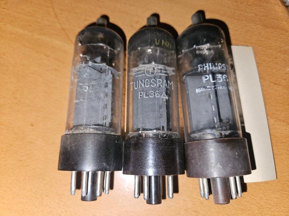 3 buizen PL36 van Tungsram, Philips en Valvo, Ophalen of Verzenden