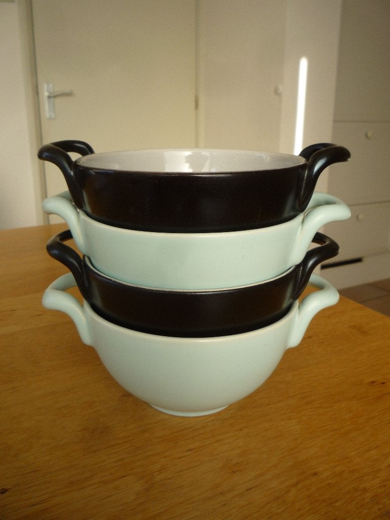 driehoek huizen servies, Ophalen of Verzenden, Zo goed als nieuw, Kom(men), Overige stijlen