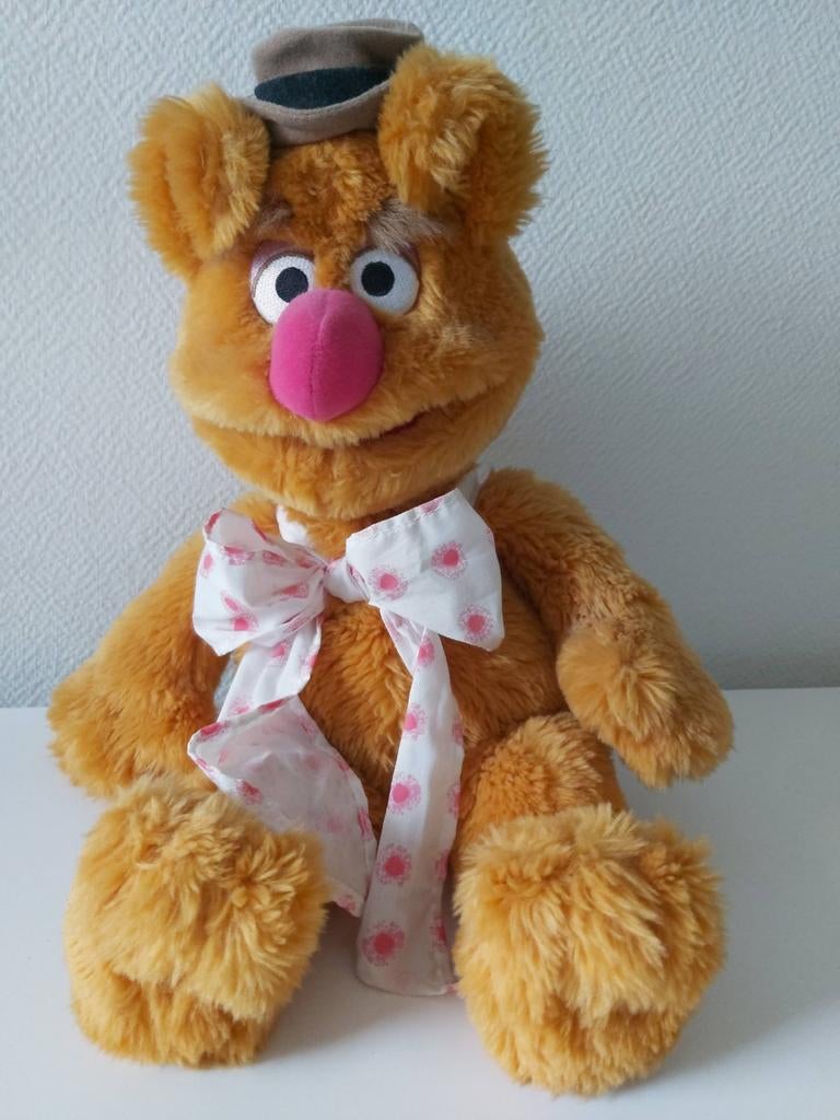 Muppet fozzy bear jim Henson, Ophalen of Verzenden, Zo goed als nieuw, Stoffen beer, Overige merken