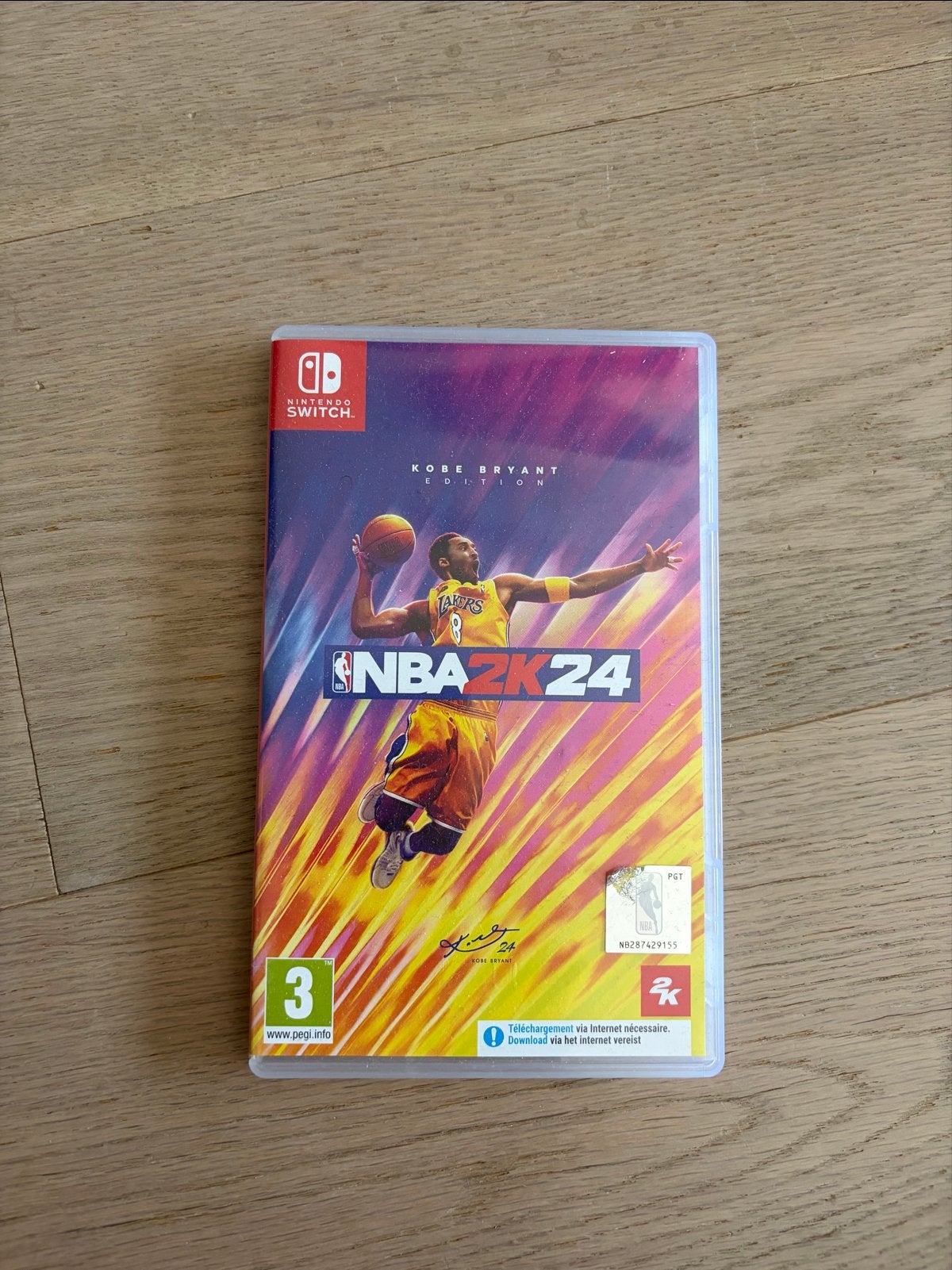 NBA 2K24 Kobe Bryant Edition Nintendo Switch, Online, 1 speler, Ophalen of Verzenden, Zo goed als nieuw