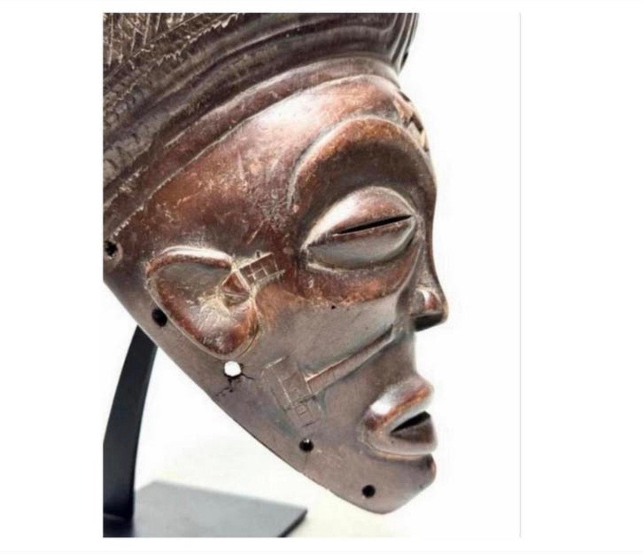 Mwana Pwo-masker Chokwe Angola Afrika Afrikaans Congo Zambia, Ophalen of Verzenden