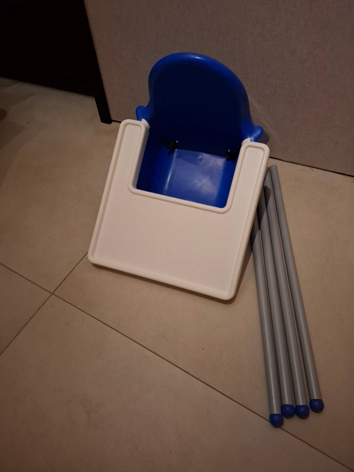 IKEA Antilop kinderstoel met eetblad en gordel, Ophalen, Gebruikt, Overige typen, Afneembaar eetblad
