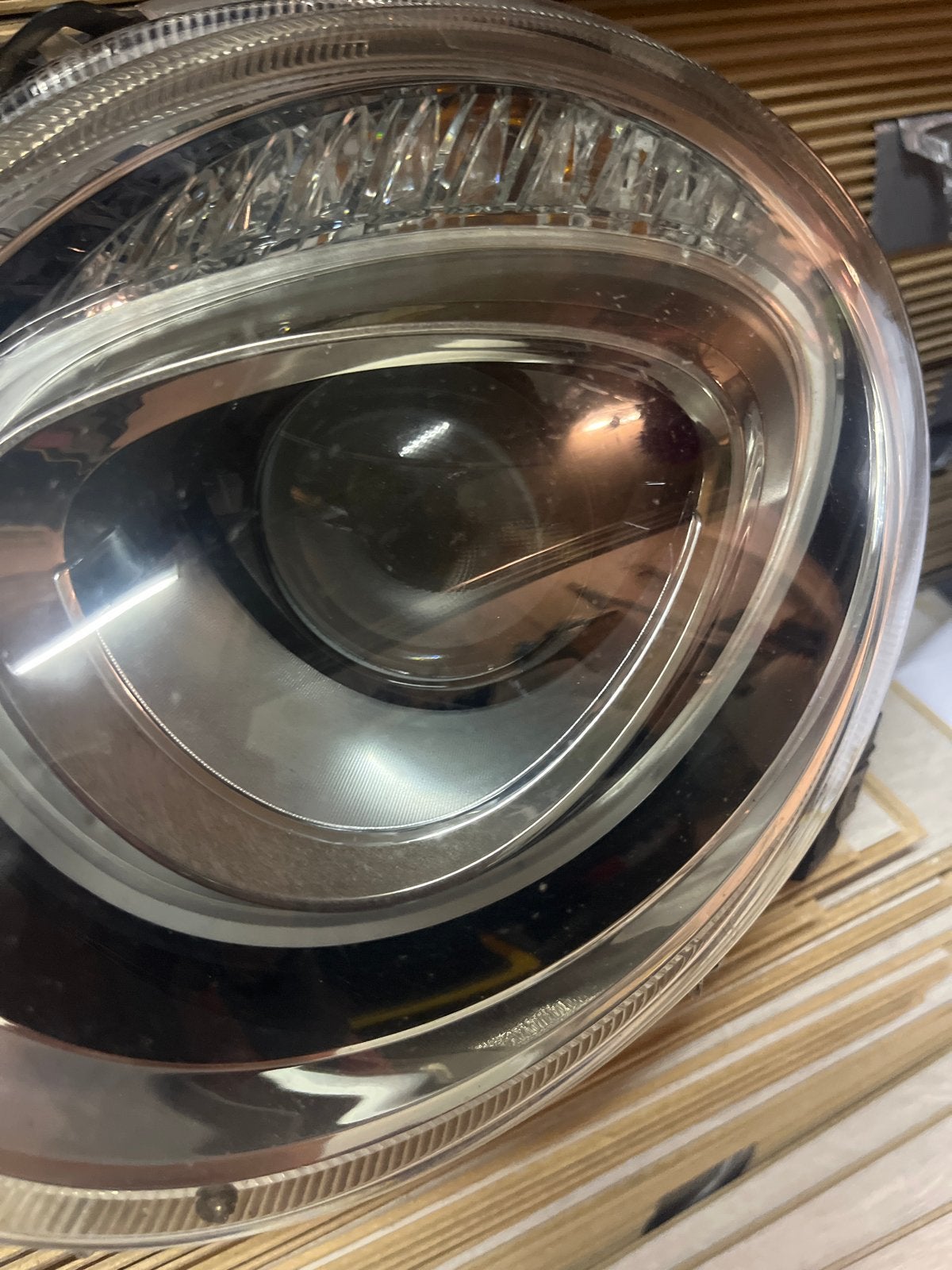 Fiat 500 xenon Koplamp/  zelf te repareren, Auto-onderdelen, Ophalen, Gebruikt