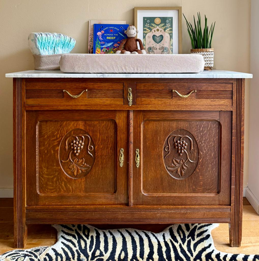 Vintage commode babykamer, Kinderen en Baby's, Kinderkamer | Commodes en Kasten, Ophalen, 50 tot 70 cm, 90 tot 105 cm, 100 cm of meer