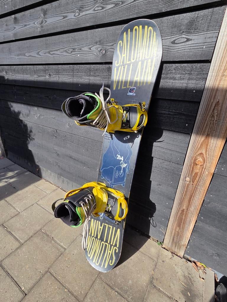 Salomon Villain 153 + Salomon bindingen en Forum boots, Ophalen, Board