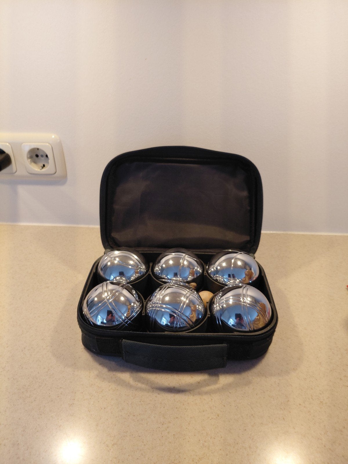 Nieuw,  Jeu de boules 6 ballen met spelbeschrijving, Sport en Fitness, Ophalen, Nieuw, Overige typen
