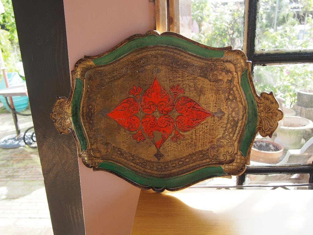 Oude Brocante Dienblad, Ophalen of Verzenden