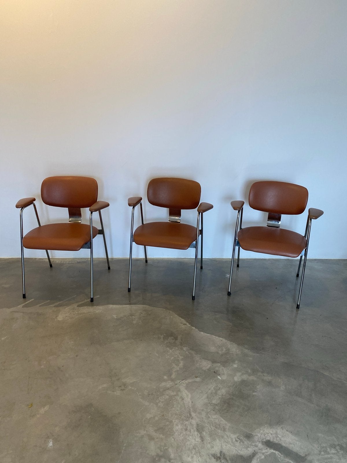 Willy van der Meeren Tubax F1 stoelen (set van 3), Ophalen of Verzenden