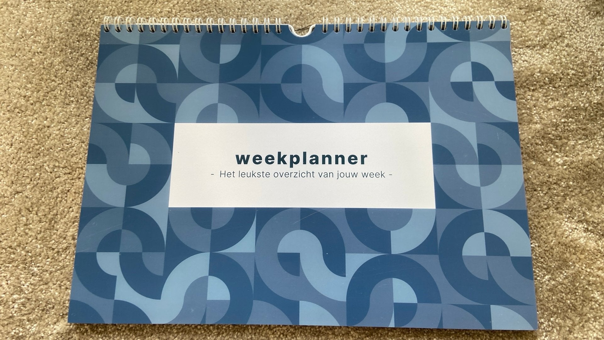 Blauwe Weekplanner voor kinderen (nieuw), Diversen, Agenda's, Ophalen of Verzenden, Nieuw