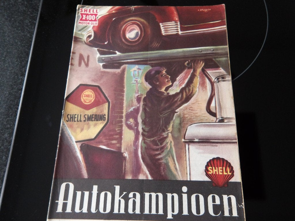 Vintage Autokampioen Shell Reclameboekje, Boeken, Algemeen, Ophalen of Verzenden, Onbekend, Gelezen