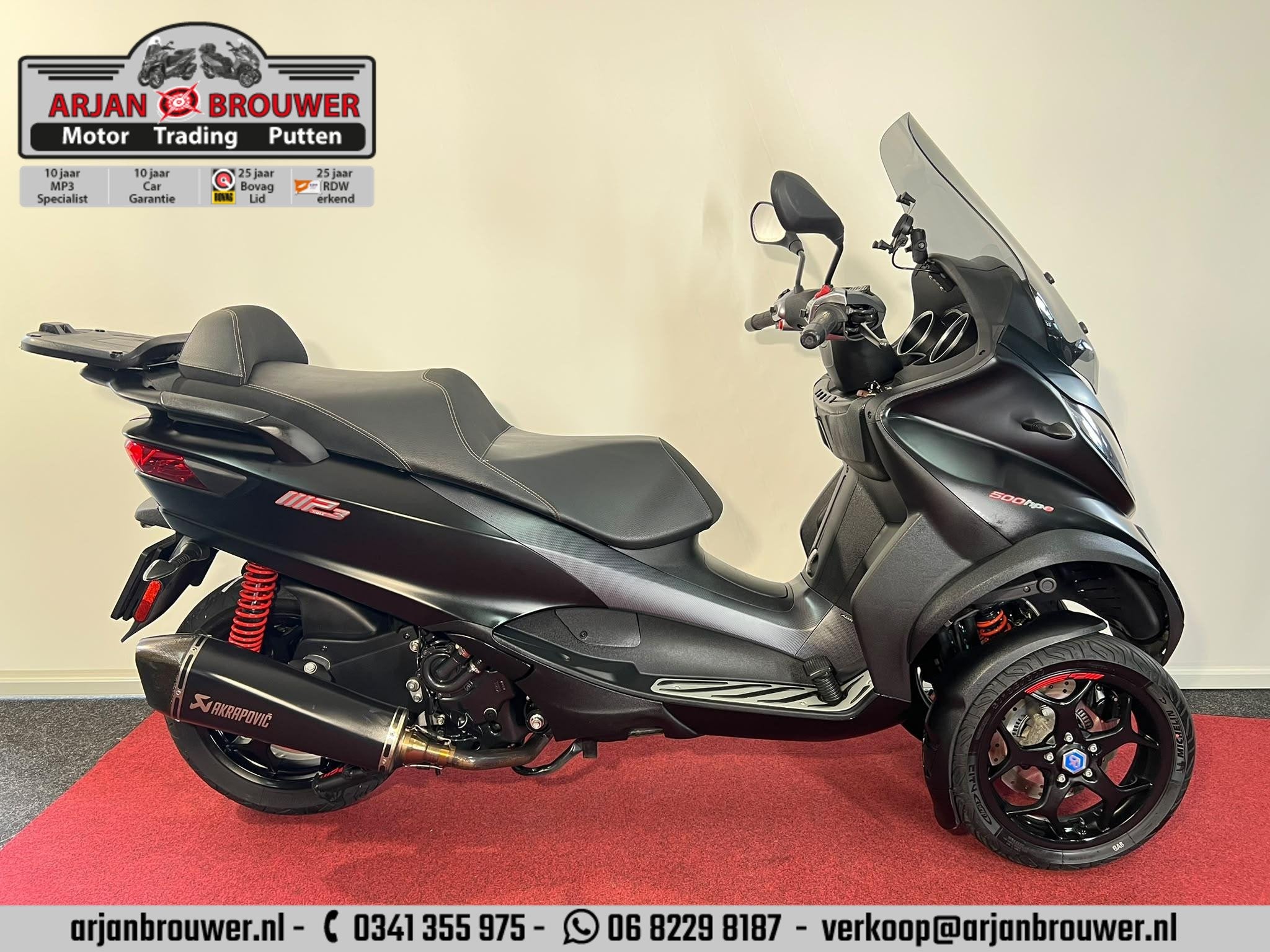 Piaggio 500 MP3 HPE Business, Scooter, 493 cc, Bedrijf, Piaggio Vespa B.V.
