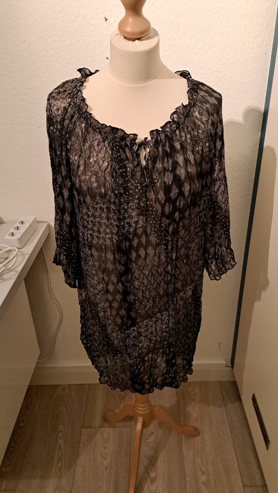 Vlotte tuniek van Street One maat 40, Kleding | Dames, Street One, Ophalen of Verzenden, Zo goed als nieuw, Zwart