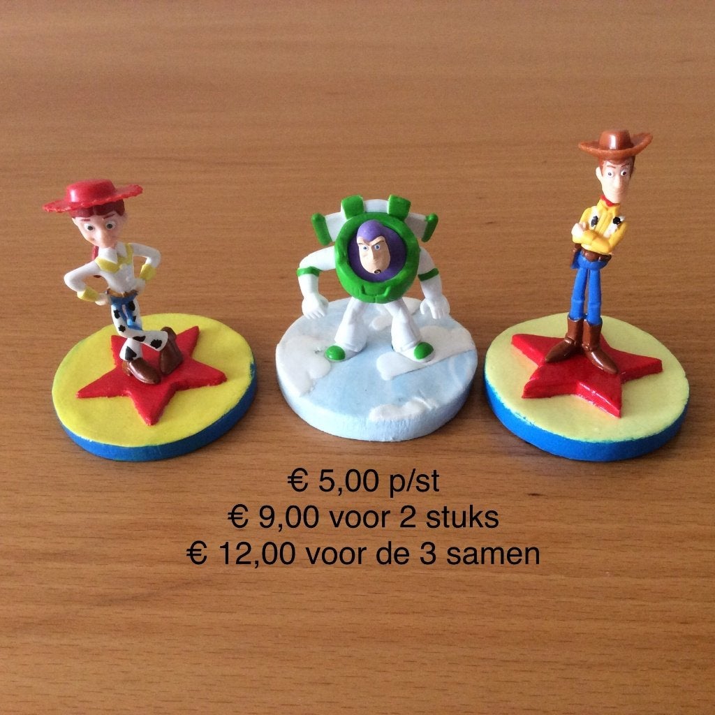Disney Pixar toystory - beeldjes - los of set, Ophalen of Verzenden, Zo goed als nieuw, Beeldje of Figuurtje