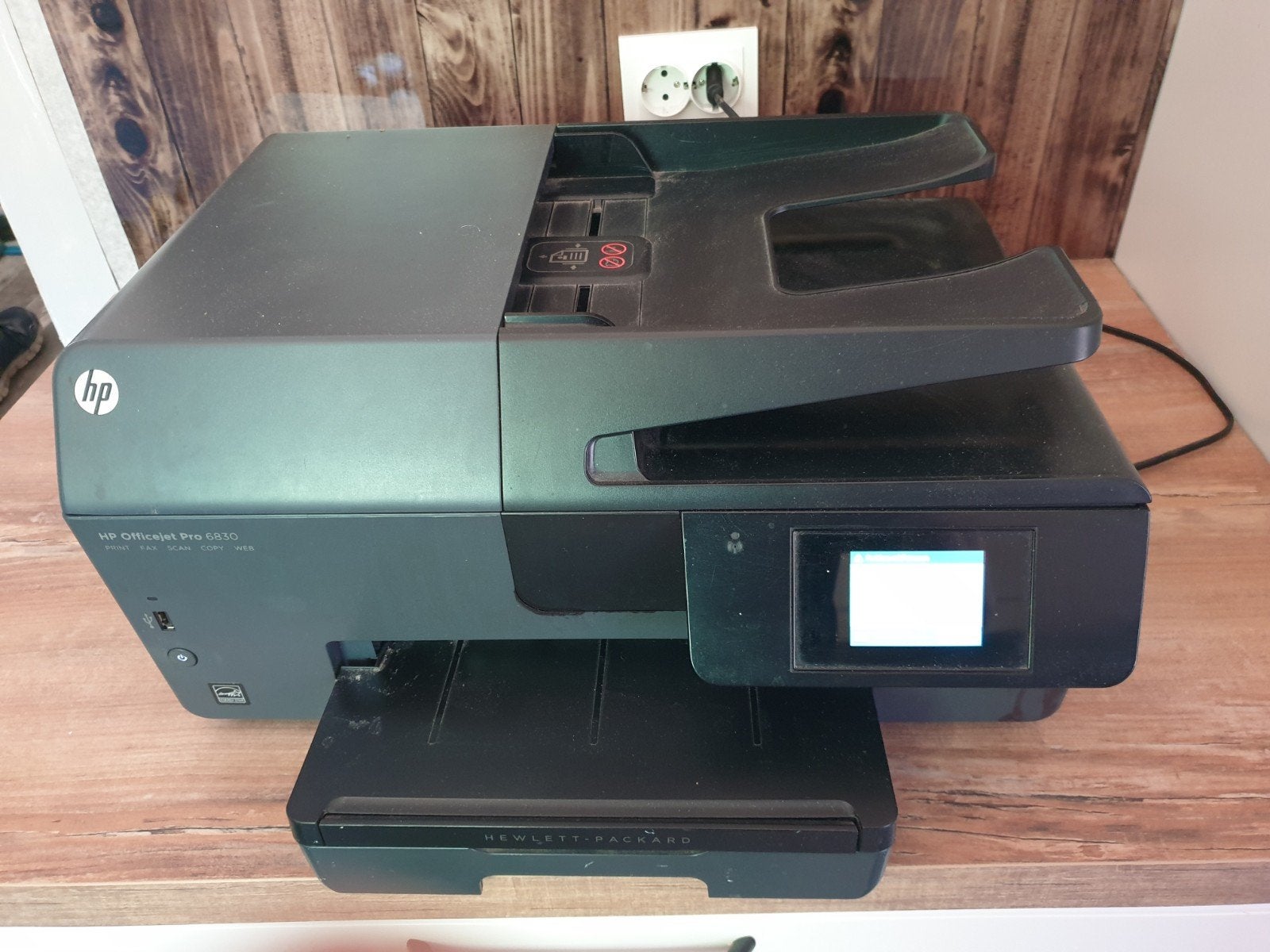 HP OfficeJet Pro 6830 All-in-One Printer - Defect, Ophalen, Inkjetprinter, All-in-one, Draadloos