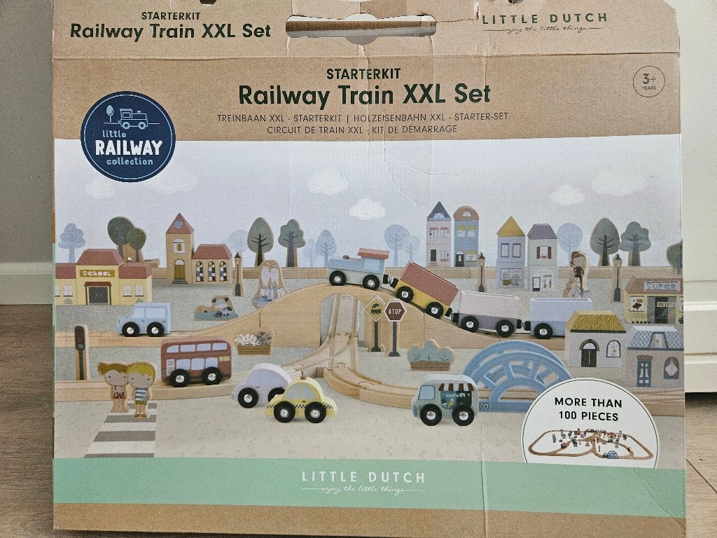 Little Dutch treinbaan XXL, Ophalen, Zo goed als nieuw