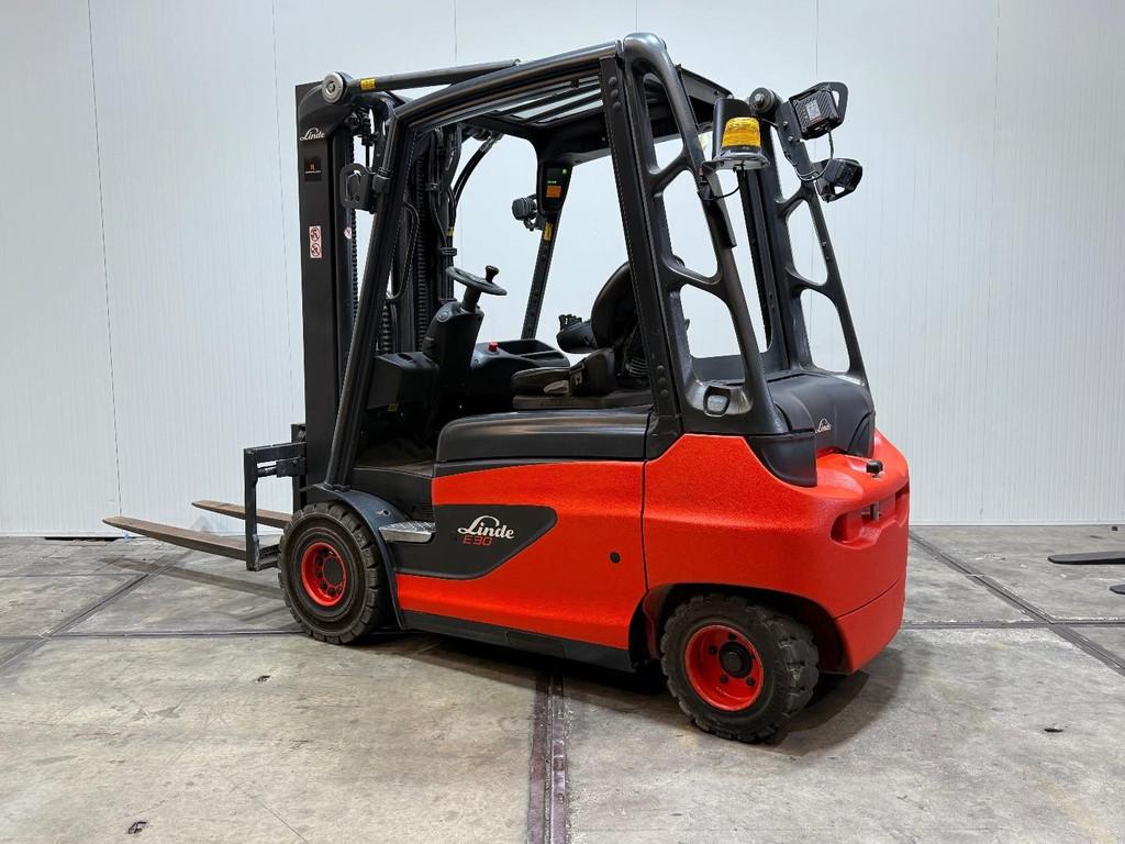Linde E30 1670UUR Triplex 4,6M Freelift Sideshift HL1232, 3000 tot 4000 kg, Elektrisch, Heftruck, Linde